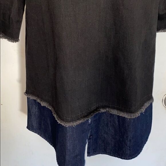 ZARA TRAFALUC Denim Shift Dress-XS - Picture 3 of 9